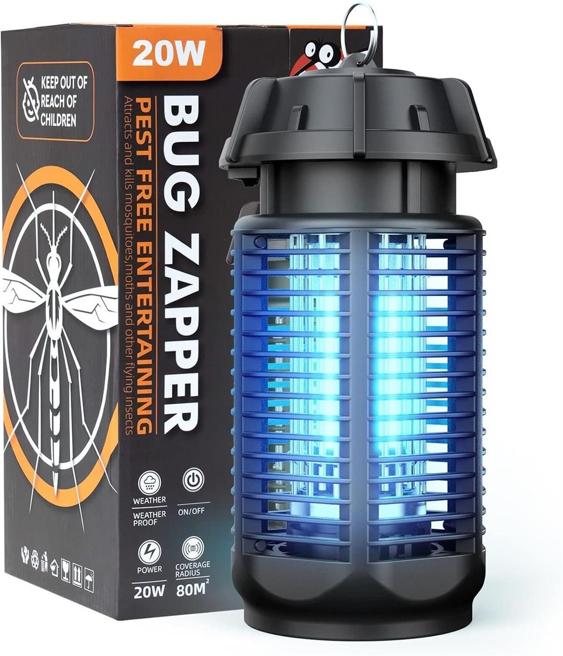 Bug Zapper Electric Portable Mosquito Killer Lamp