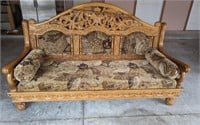 Early 20th Century Beautifully Carved Sette