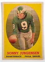 1958 TOPPS #90 SONNY JURGENSEN FOOTBALL RC