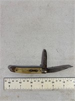 Two blade folding knife, USA is only marking