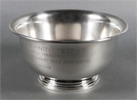 VINTAGE STERLING YACHTING TROPHY BOWL