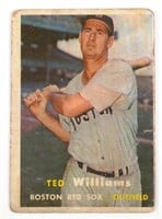 1957 TOPPS #1 TED WILLIAMS BASEBALL CARD