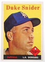 1958 TOPPS #88 DUKE SNIDER BASEBALL CARD