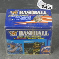 Sealed 87' Fleer Baseball Trading Cards