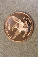 One Ounce Copper Round