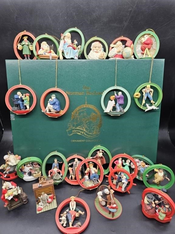 Norman Rockwell Collection of Christmas Ornaments