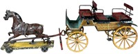 HORSE DRAWN VIS-A-VIS CARRIAGE