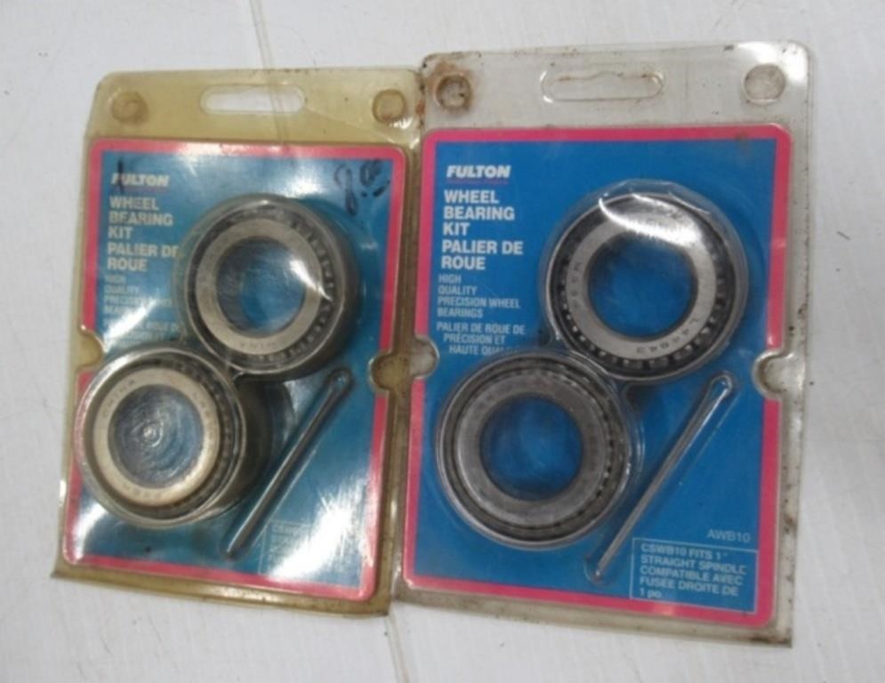 (2) Sets of wheel barring kits.