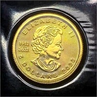2023 Canada 1/10oz Gold $5 SUPERB GEM BU