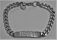 Vtg Claire's ID Bracelet Engraved "BEST"
