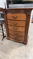5-DRAWER CHEST OF DRAWERS 41" X 21.5" X 53"