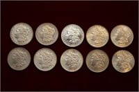 Morgan Silver Dollar Lot; 1879 - 1888 BU