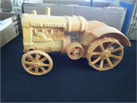 ALLIS CHALMERS CAST IRON TRACTOR, YELLOW