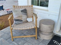 2PC OUTDOOR CHAIR AND TABLE