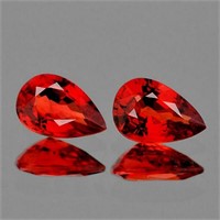 Natural Red Ruby Pair 5x3 MM [Flawless-VVS]