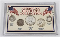 American Obsolete Coin Collection with Silver