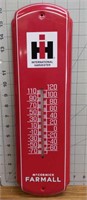 Int harvester McCormick Farmall metal thermometer