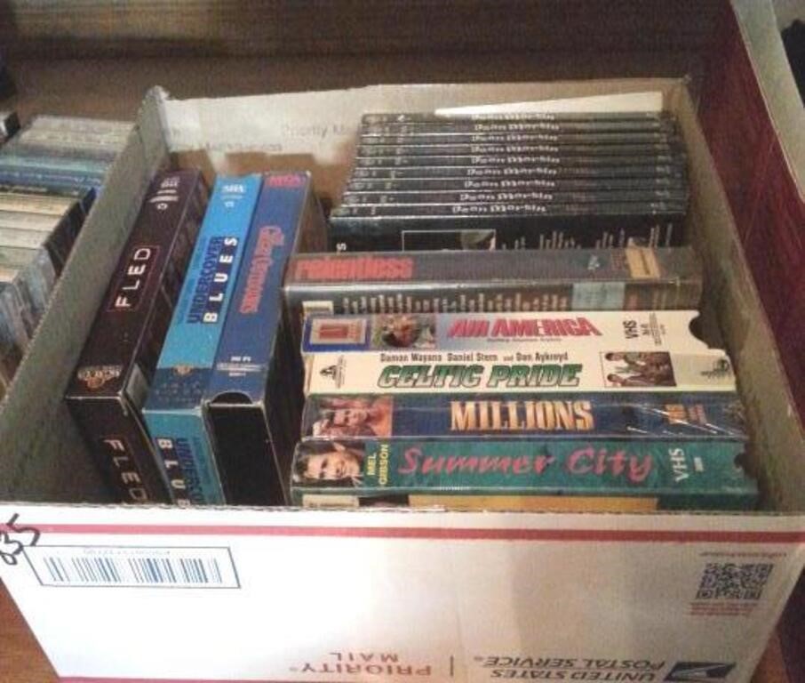 ASSTD VHS TAPES, DVD'S, MEL GIBSON-NIP &