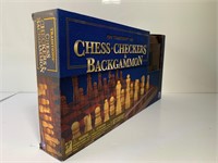 CHESS - CHECKERS - BACKGAMMON