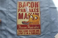 Retro Tin Sign "Bacon Pancakes"