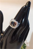 Onyx Gemstone  925 Silver Ring