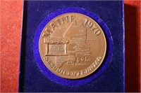 2&1/2” 1970 Sesquicentennial bronze medal in box.