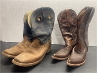x2 Cowboy Boots; Stetson, Smokey Mountain