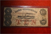 $10.00 1856 “Bank of Commerce” Georgia.