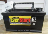 Everstart Maxx automotive battery under