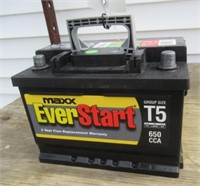 Everstart Maxx automotive battery under