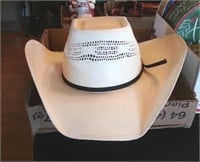 SEDONA WEST WHITE WESTERN HAT, 7-1/8"