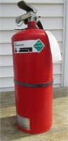 30 Lbs. Fire extinguisher full and gauge in the