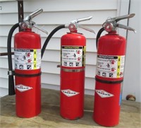 (3) 17 Lbs. Fire extinguishers all full gauges