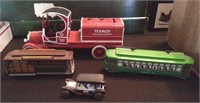 4 PC TROLLEY CARS, TEXICO BANK, OTHER