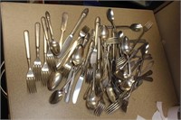 Large Lot of Silverplate Utensils