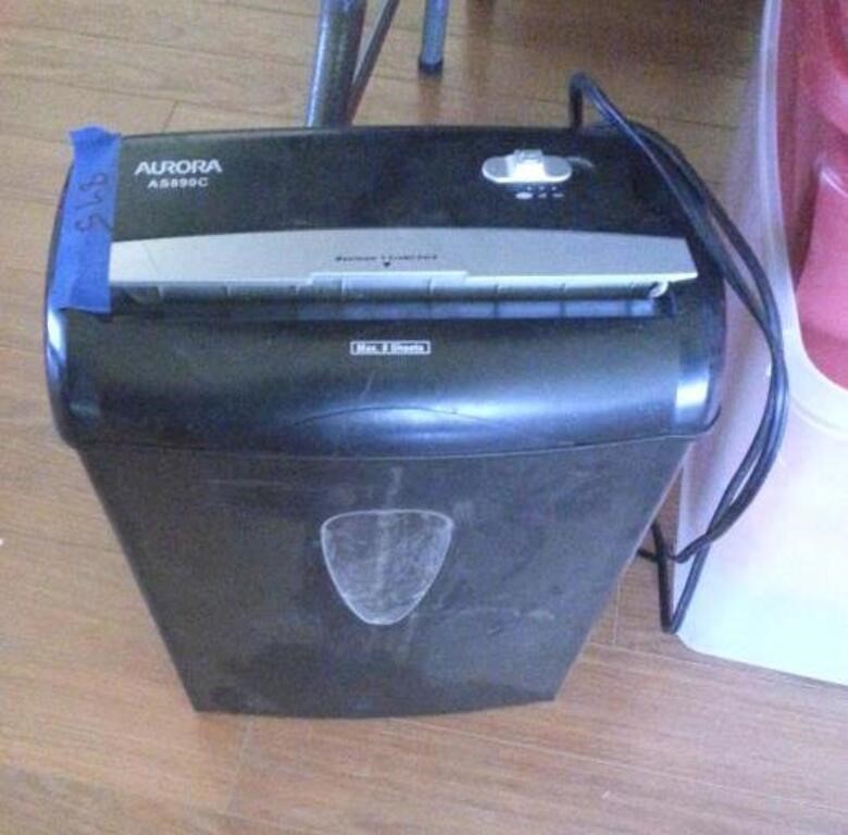 AURORA PAPER SHREDDER