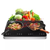 COOKTRON Portable Double Burner Induction Cooktop
