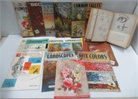 Vintage large lot of Art how to books includes
