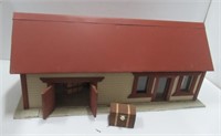 Handmade Doll house with accessories, 14"T x