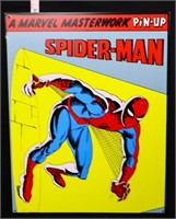 Metal Spider Man sign