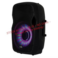 Acoustic Audio 15" BluTooth  LED Speaker System