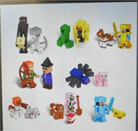16 character Minecraft Lego style building block