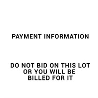 PAYMENT INFORMATION