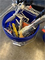 Bucket Of Used Quality Painting Supplies