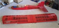 2 PC R/C RED AIRPLANE BODY, WING