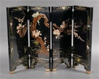 CHINESE FOLDING TABLETOP SCREEN