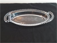 Imperial Glass Candlewick Celery Tray Depression