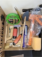 ASSTD ADHESIVE TROWEL, FROG TAPE, PUTTY KNIVES, &