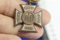 FCL Woman's Relief Corp 1883 Medal