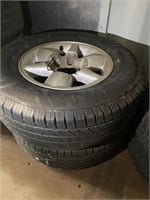 2 x wheels & tyres 245 / 70 R16